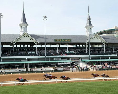 Racing at Churchill Downs