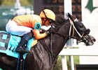 Shisospicy wins the 2025 Mamzelle Stakes at Churchill Downs