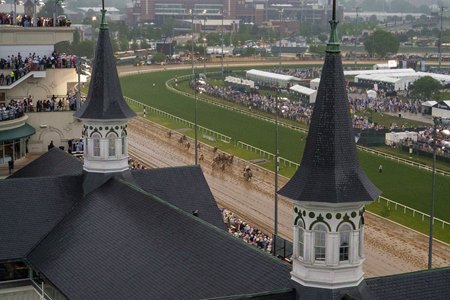Racing at Churchill Downs