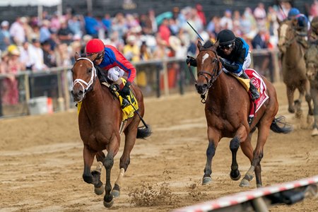 Awesome Aaron wins the Pimlico Special Stakes at Pimlico Race Course