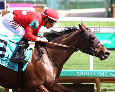 Two Sharp wins the Winning Colors Stakes at Churchill Downs