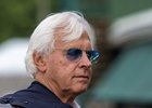 Trainer Bob Baffert at Pimlico Race Course Thursday May 15, 2025 in Baltimore, MD..   Photo by Skip Dickstein