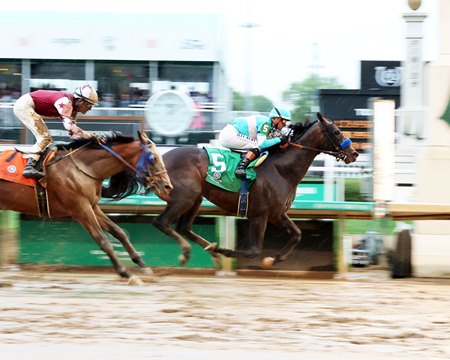 Goal Oriented wins a May 3 allowance race at Churchill Downs