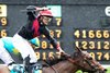 Simply in Front wins the 2025 Churchill Distaff Turf Mile Stakes at Churchill Downs