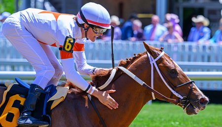 Booth wins the Maryland Sprint Stakes at Pimlico Race Course