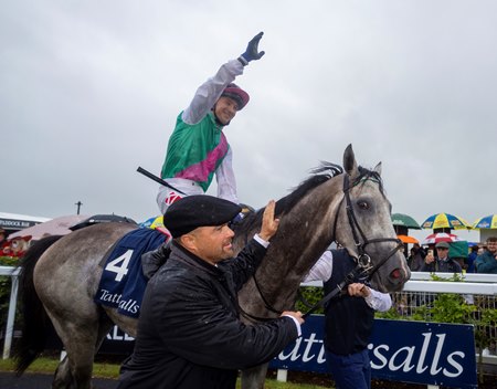 Field Of Gold and Colin Keane after winning the Irish Two Thousand Guineas