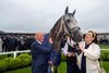 Breeders Honora and Bobby Donworth from Roundhill Stud with Field Of Gold after his win in the Tattersalls Irish 2,000 Guineas.
The Curragh.
Photo: Patrick McCann/Racing Post
24.05.2025