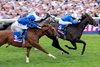 Ruling Court (William Buick) beats Field Of Gold and Shadow of Light  in the 2000 Guineas
Newmarket 3.5.25 Pic: Edward Whitaker