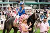 Good Cheer with Luis Saez wins the Kentucky Oaks (G1) at Churchill Downs in Louisville, KY on May 2, 2025.
