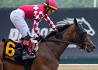 Nitrogen and Jose Ortiz wins the Wonder Again Stakes (Grade II) at Saratoga Race Course in Saratoga Springs, NY., on June 7, 2025.