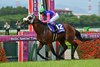 Meisho Tabaru, ridden by Yutaka Take, wins the Takarazuka Kinen on June 15, 2025 at Hanshin Race Course. Trained by Mamoru Ishibashi - Owned by Yoshio Matsumoto
Photos by Katsumi Saito