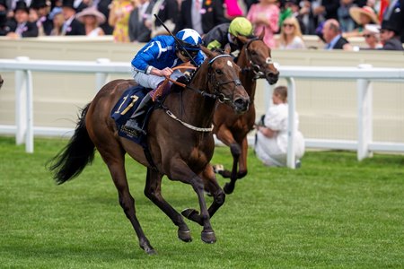 Venetian Sun wins the Albany Stakes at Ascot Racecourse
