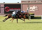 Neom Beach wins 2025 Wasted Tears Stakes at Lone Star Park