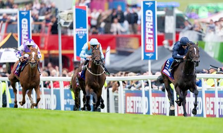 Lambourn wins the Epsom Derby at Epsom Downs Racecourse