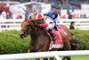 Dynamic Pricing and Dylan Davis win the Just a Game Stakes G1, Saratoga Racetrack, Saratoga Springs, NY, June 6
