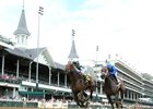 Take Charge Milady wins the 2025 Monomoy Girl Overnight Stakes at Churchill Downs