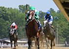 Mythical wins the 2025 Tremont Stakes at Saratoga Race Course