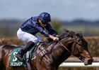 Charles Darwin (Ryan Moore) wins the 5f maiden.
Navan.
Photo: Patrick McCann/Racing Post
26.04.2025