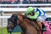 She Feels Pretty and John Velazquez win the New York Stakes G1, Saratoga Racetrack, Saratoga Springs, NY, June 6, 2025, Mathea Kelley-BloodHorse