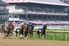 Sovereignty wins the 2025 Belmont Stakes at Saratoga Race Course 