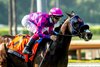 Anthony Fanticola's Motorious and jockey Antonio Fresu win the Grade III $100,000 Daytona Stakes Saturday, June 14, 2025 at Santa Anita Park, Arcadia, CA.
Benoit Photo