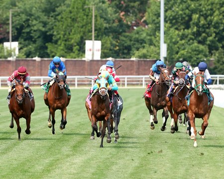 Racing at Churchill Downs
