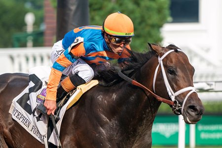 Mindframe wins the 2025 Stephen Foster Stakes at Churchill Downs