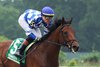 Bracket Buster #05 with Axel Concepcion aboard won the $150,000 NYRA Bets Pegasus Stakes at Monmouth Park on Saturday June 14, 2025.  Photo by Taylor Ejdys/EQUI-PHOTO