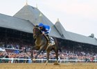 Sovereignty wins the 2025 Belmont Stakes at Saratoga Race Course