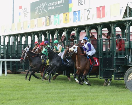 Racing at Canterbury Park