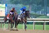 Sovereignty with Junior Alvarado wins the Belmont Stakes (G1) at Saratoga Race Course in Saratoga Springs, NY., on June 7, 2025.