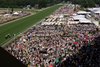 The runners head to post for the Wokingham
Ascot 21.6.25 Pic: Edward Whitaker