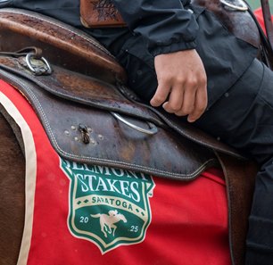 The Belmont Stakes was contested at Saratoga Race Course for a second straight year