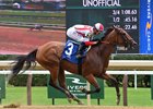 Ways and Means wins the 2025 Bed o' Roses Stakes
