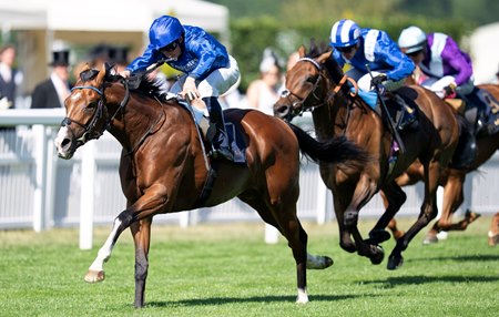 Ombudsman wins the Prince of Wales's Stakes at Ascot Racecourse
