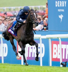 Lambourn wins the Epsom Derby at Epsom Downs Racecourse