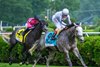 Ag Bullet witih John Velazquex wins the Jaipur Stakes (G1T)  at Saratoga Race Course on June 8, 2025.