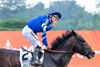 Sovereignty with Junior Alvarado wins the Belmont Stakes (G1) at Saratoga Race Course in Saratoga Springs, NY., on June 7, 2025.