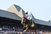 Patch Adams wins the 2025 Woody Stephens Stakes at Saratoga Race Course