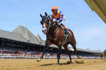 Obliteration wins the Sanford Stakes at Saratoga Race Course