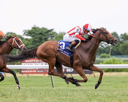 Redistricting pulls away in the United Nations Stakes at Monmouth Park