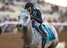 Mia Familia ’s Lovesick Blues a jockey Geovanni Franco win the Grade I $400,000 Bing Crosby Stakes Saturday, July 26, 2025 at Del Mar Thoroughbred Club, Del Mar, CA. 
Benoit Photo