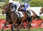 Lady Ilze in the Tattersalls Falmouth Stakes at Newmarket