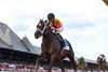 Smoken Wicked wins the 2025 Amsterdam Stakes at Saratoga