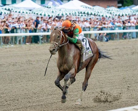 Journalism wins the 2025 Haskell Stakes at Monmouth Park