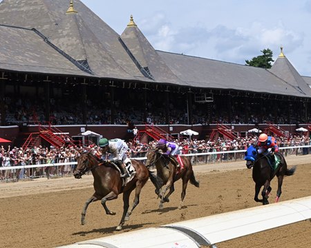 Ah Ca Ira wins the first race of the summer meet at Saratoga Race Course
