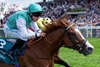 Qirat (Richard Kingscote) wins the Sussex Stakes
Goodwood 30.7.25 Pic: Edward Whitaker