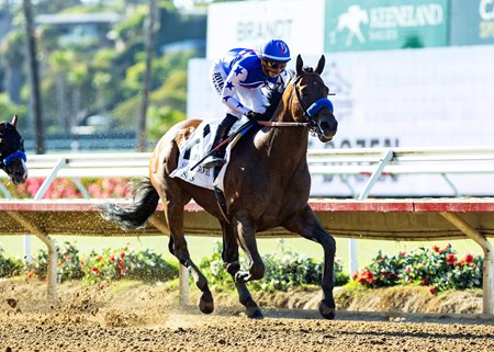 Nysos wins the San Diego Handicap at Del Mar
