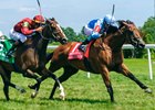 Marksman Queen wins the Robert G. Dick Memorial Stakes on Saturday, July 5, 2025 at Delaware Park
