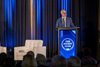Chairman of the Jockey Club, Everett Dobson speaks at the Seventy-Third Annual Round Table Conference on Matters Pertaining to Racing held at the Hall of Springs Thursday July 31, 2025 in Saratoga Springs, N.Y.  Photo Courtesy of The Jockey Club.